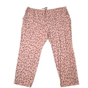 Anyone QVC Panda Print Drawstring Pajama Lounge Pants Size 2XP
